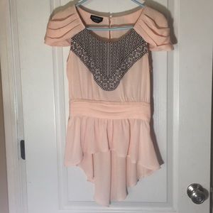 Bebe Blouse with Cinderella cap sleeves